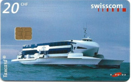 Switzerland: Swisscom CP111 Expo 2002, Navette Iris. S1. Grosse Serien Nummer - Suiza