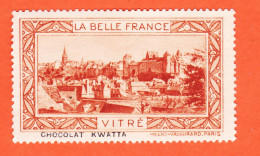 13000 / ⭐ ◉ VITRE (Orange) 35-Ille Vilaine Chateau Chocolat Pub KWATTA Vignette Collection BELLE FRANCE HELIO-VAUGIRARD - Tourismus (Vignetten)