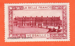 13007 / ⭐ ◉ VERSAILLES (Ocre) 78-Yvelines Chateau Pub Chocolat KWATTA Vignette Collection BELLE FRANCE HELIO-VAUGIRARD - Toerisme (Vignetten)