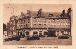 FRANCE - Chartres - Vue Générale Sur L'hôtel De France Et L'Etape Fleurie - Carte Postale Ancienne - Chartres
