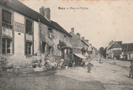 51 BAYE. Roulotte De Bohémiens Place De L'Eglise 1909 - Bazancourt