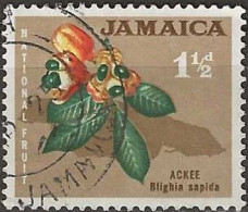 JAMAICA 1964 Ackee (fruit) - 1½d. - Multicoloured FU - Jamaica (1962-...)