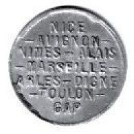 FRANCE/ NECESSITE / CHAMBRES DE COMMERCE REGION PROVENCALE / 5 CENT / 1918/ ZINC / 3.46 G / 25 Mm - Monétaires / De Nécessité