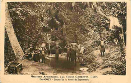 Bénin - Dahomey - Source De La Ferme De Zagnanado - Animée - Enfants - CPA - Voir Scans Recto-Verso - Benín