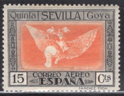 Spain 1930 Single Stamp Issued As An Airmail - The 100th Anniversary Of The Death Of Francisco De Goya In Mounted Mint - Ongebruikt