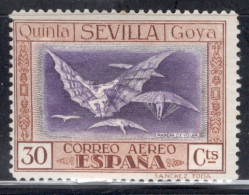 Spain 1930 Single Stamp Issued As An Airmail - The 100th Anniversary Of The Death Of Francisco De Goya In Mounted Mint - Nuevos