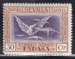 Spain 1930 Single Stamp Issued As An Airmail - The 100th Anniversary Of The Death Of Francisco De Goya In Mounted Mint - Ungebraucht