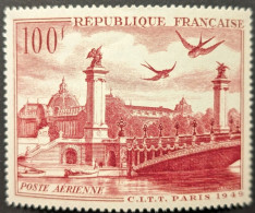 PA N° 28** CNIT Paris 1949 Le Pont Alexandre III - 1927-1959 Mint/hinged