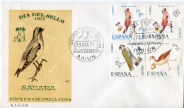 Sahara 1971. Edifil 293-96 FDC. - Sahara Spagnolo