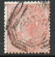 India 1865 2 Annas Brown-orange, Wmk. Elephant Head, Perf. 14, Used, SG 63 (E) - 1854 Britische Indien-Kompanie