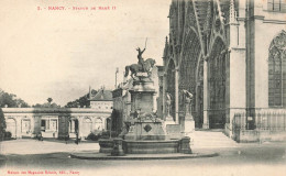 FRANCE - Nancy - Vue Générale Du Statue De René II - Maison Des Magasins Réunis - Carte Postale Ancienne - Nancy