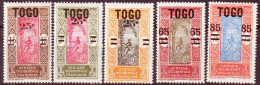 Togo 1924 Y.T.119/23 */MH VF/F - Nuevos