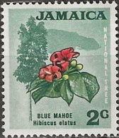 JAMAICA 1970 Decimal Currency - Blue Mahoe (tree) - 2c. - Red, Yellow And Green MNH - Jamaica (1962-...)