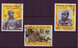 Afrique - Congo - Anniversaire De La Mort Du Président Marien Ngouabi - 3 Timbres Différents - 6647 - Sonstige & Ohne Zuordnung