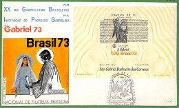 ZA1889 - BRAZIL - POSTAL HISTORY - Very Large FDC COVER - 1973 - FDC