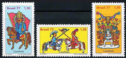 Brasil (Brazil) - 1977 - Folklore - Yv 1272/74 - Baile