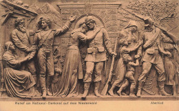 ALLEMAGNE - Rheingau - Relief Am National-Denkmal Auf Dem Niederwald - Carte Postale Ancienne - Rheingau