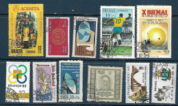 Brasil (Brazil) - 1969 - Set 11 Stamps: Used, Hinged (##2) - Gebruikt