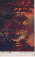 UK - Firemen. "A Great Fire In The City " Raphael Tuck Series 6459 - Pompieri