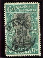 Congo Matadi Oblit. Keach 1.5-tDMY Sur C.O.B. 66 Le 24/08/1919 - Used Stamps