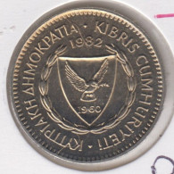 @Y@    Cyprus   50  Mils  1982  Proof   (3890) - Chypre