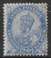 India British Colonies 1913 India King George V 2'6A'P Mi N.92 MH * - 1902-11 King Edward VII