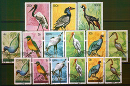 218 - Burundi - Birds - Used Set - Verzamelingen, Voorwerpen & Reeksen