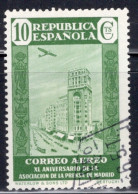 Spain 1936 Single Stamp Issued As An Airmail The 40th Anniversary Of The Madrid Press Association In Fine Used - Altri & Non Classificati