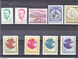 YOUGOSLAVIE 1966 Yvert 1042-1043 + 1050 + 1062-1067 NEUF** MNH Cote 4,50 Euros - Neufs