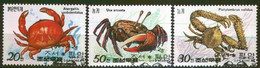 229 - Korea - Crustaceans - Used Set - Crustáceos