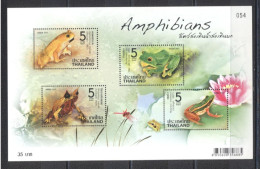 Thailand 2014- Amphibians M/Sheet - Thailand