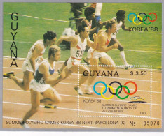 Guyana Hb 14 Borde Plata NUMERACION ABAJO - Summer 1992: Barcelona