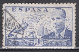 Spain 1939 Single Stamp Issued As An Airmail The 4th Anniversary Of The Death Of Juan De La Cierva, In Fine Used - Autres & Non Classés