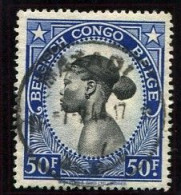 Congo Matadi Oblit. Keach 8A1 Sur C.O.B. 247 Le 07/09/1944 - Usati