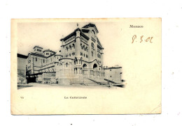 Carte Monaco Cathedrale Cachet Sur Roi - Kathedraal Van Onze-Lieve-Vrouw Onbevlekt Ontvangen