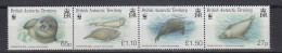 British Antarctic Territory (BAT) WWF Strip Of 4v ** Mnh (ZO152) - Neufs