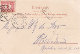 Ansicht 10 Aug 1903 Venloo-Maastrciht (spoor SPELFOUT Grootrond) Naar Rotterdam (grootrond) - Poststempel