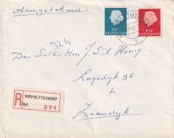 Aangetekende Envelop Sep 1965 Hippolytushoef 1 (openbalk) - Poststempel