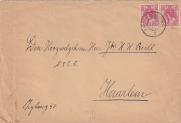 Envelop 15 Dec 1907 Arnhem Oldenzaal B (spoor Grootrond) Naar Haarlem (grootrond Zonder Jaartal) - Poststempels/ Marcofilie