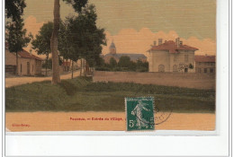 POUXEUX - Entrée Du Village - état (léger Pli) - Pouxeux Eloyes