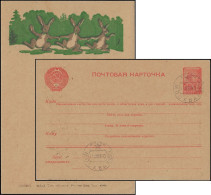 URSS 1959. Carte, Entier Postal. Production Locale De Rostov Sur Le Don. Fête De Lapins - Rabbits