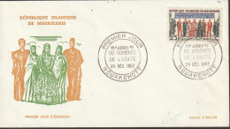 MAURITANIE Lettre De NOUAKCHOTT 1er Jour 1962 - Mauritanie (1960-...)