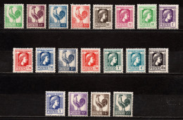 France N° 630/48**, Série Complète, Superbes - 1944 Coq Et Marianne D'Alger