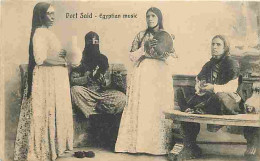 Egypte - Port Said - Egyptian Music - Animée - Folklore - Scènes Et Types - CPA - Oblitération Ronde De 1916 - Voir Scan - Port Said