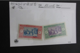 COLONIES SENEGAL N°68/69 NEUF* TB COTE 12 EUROS VOIR SCANS - Unused Stamps