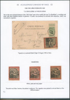 Erinnophilie - Exposition Universelle De Liège 1905 : Lot De 3 Vignettes "La Houillère" (teinte Différente) + CP - Erinnophilie [E]