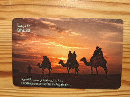 Prepaid Phonecard United Arab Emirates, Etisalat - Camel - United Arab Emirates