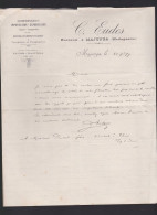 Papier à Lettre De La Commission Importation-exportation C Eudes à Majunga (Madagascar) - Autres & Non Classés