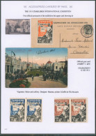 Erinnophilie - Exposition Charleroi 1911 : Lot De 2 Vignettes En Paire + 2 CP - Erinnophilia [E]
