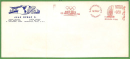 ZA1897 - MEXICO - POSTAL HISTORY - 1967  OLYMPIC Red Mechanical Postmark - Ete 1968: Mexico